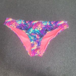 PINK tropical swim bottoms!!!